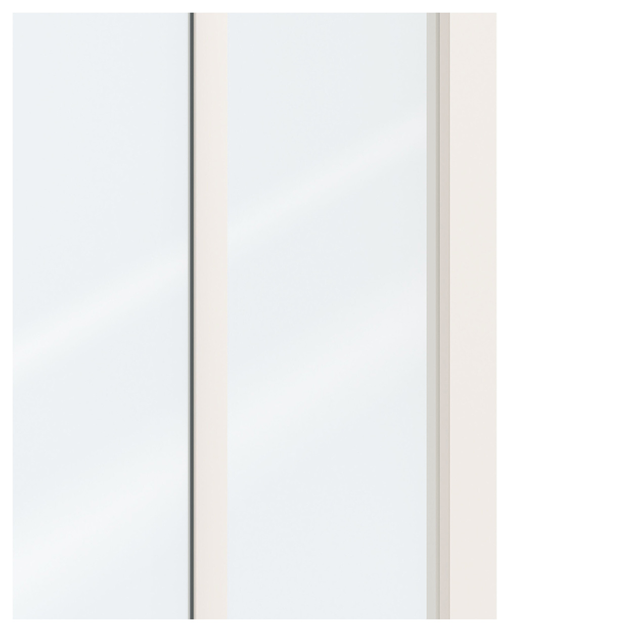 Binnendeur Skantrae SSL 14619 Blank Glas Wit Gelakt
